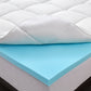 IHanherry 3.5 Inch Dual Layer Memory Foam and Pillow Top Mattress Topper