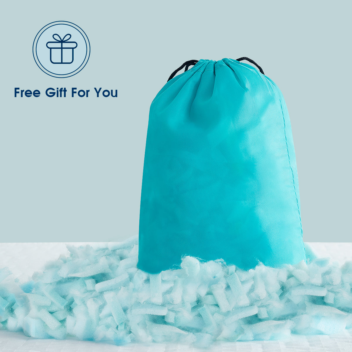 a free gift for customer including fresh cooling shredded memory foam for ihanherry Cooling Shredded Memory Foam Pillow
