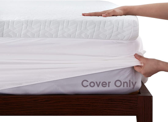 Removable Bamboo Mattress Topper Cover (Cover Only)
