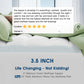 *Flash Mega Sale IHanherry 3.5 Inch Dual Layer Memory Foam and Pillow Top Mattress Topper