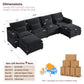 IHanherry Halo Sectional Modular Sofa