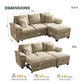 SpaceMax Sleeper Modular Sofa