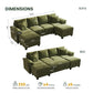 SpaceMax Sleeper Modular Sofa