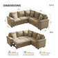 SpaceMax Sleeper Modular Sofa