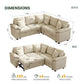 SpaceMax Sleeper Modular Sofa