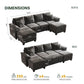 SpaceMax Sleeper Modular Sofa