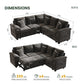 SpaceMax Sleeper Modular Sofa