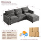 IHanherry Halo Sectional Modular Sofa