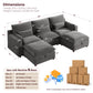 IHanherry Halo Sectional Modular Sofa