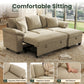SpaceMax Sleeper Modular Sofa