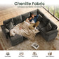 SpaceMax Sleeper Modular Sofa