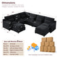 IHanherry Halo Sectional Modular Sofa