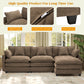 IHanherry 149.2 Inch Cloudy Luxury Thickened Cushion Modular Sofa