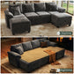 SpaceMax Sleeper Modular Sofa