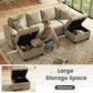 SpaceMax Sleeper Modular Sofa