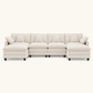 149.2 Inch Cloudy Luxury Thickened Cushion Modular Sofa (5 Colors)