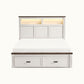 Roman Column Framed Storage Bed