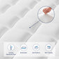 *Flash Mega Sale IHanherry 3.5 Inch Dual Layer Memory Foam and Pillow Top Mattress Topper