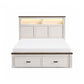 Roman Column Framed Storage Bed
