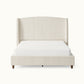 165cm Curved Headboard Velvet Bed Frame